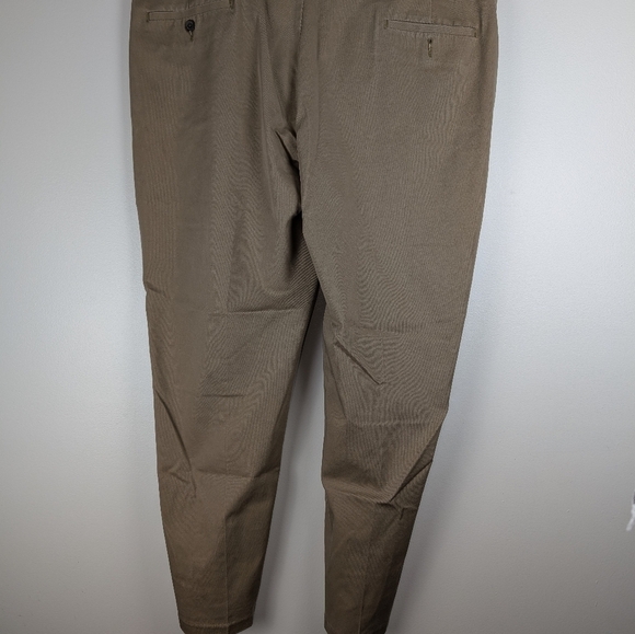 Herringbone Dress Pants Men's Trousers Career Business Casual - Picture 5 of 8